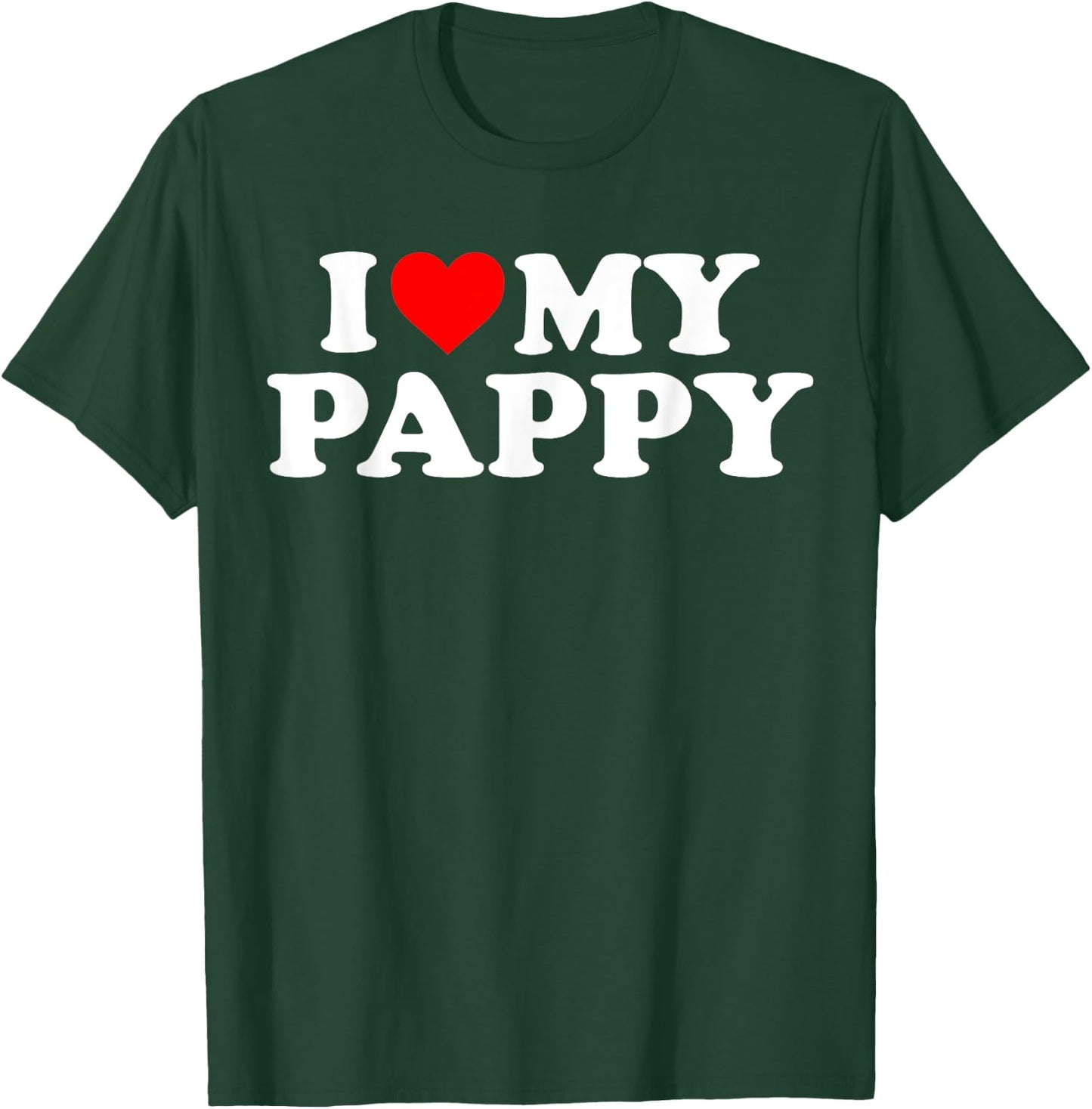Kids I Love My Pappy Shirt Toddler, Boy, Girl, Youth, Baby T-Shirt - T-Shirt | Forest