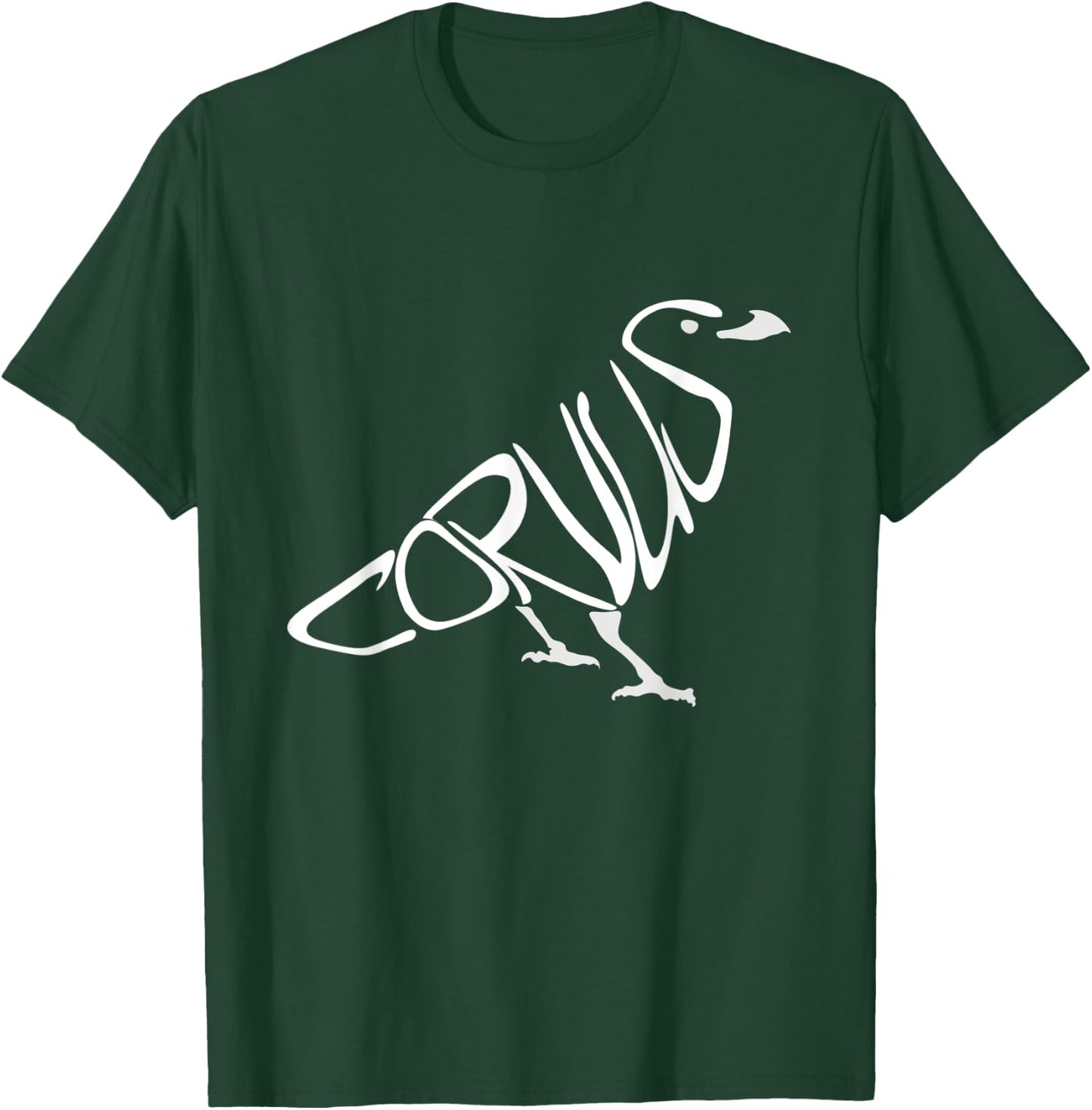 Corvus, Crow, Raven, Jackdaw, Rook, , Men's, Women's T-Shirt - T-Shirt | Forest