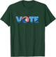 Vote Blue Wave Democratic Voter T-Shirt - T-Shirt | Forest