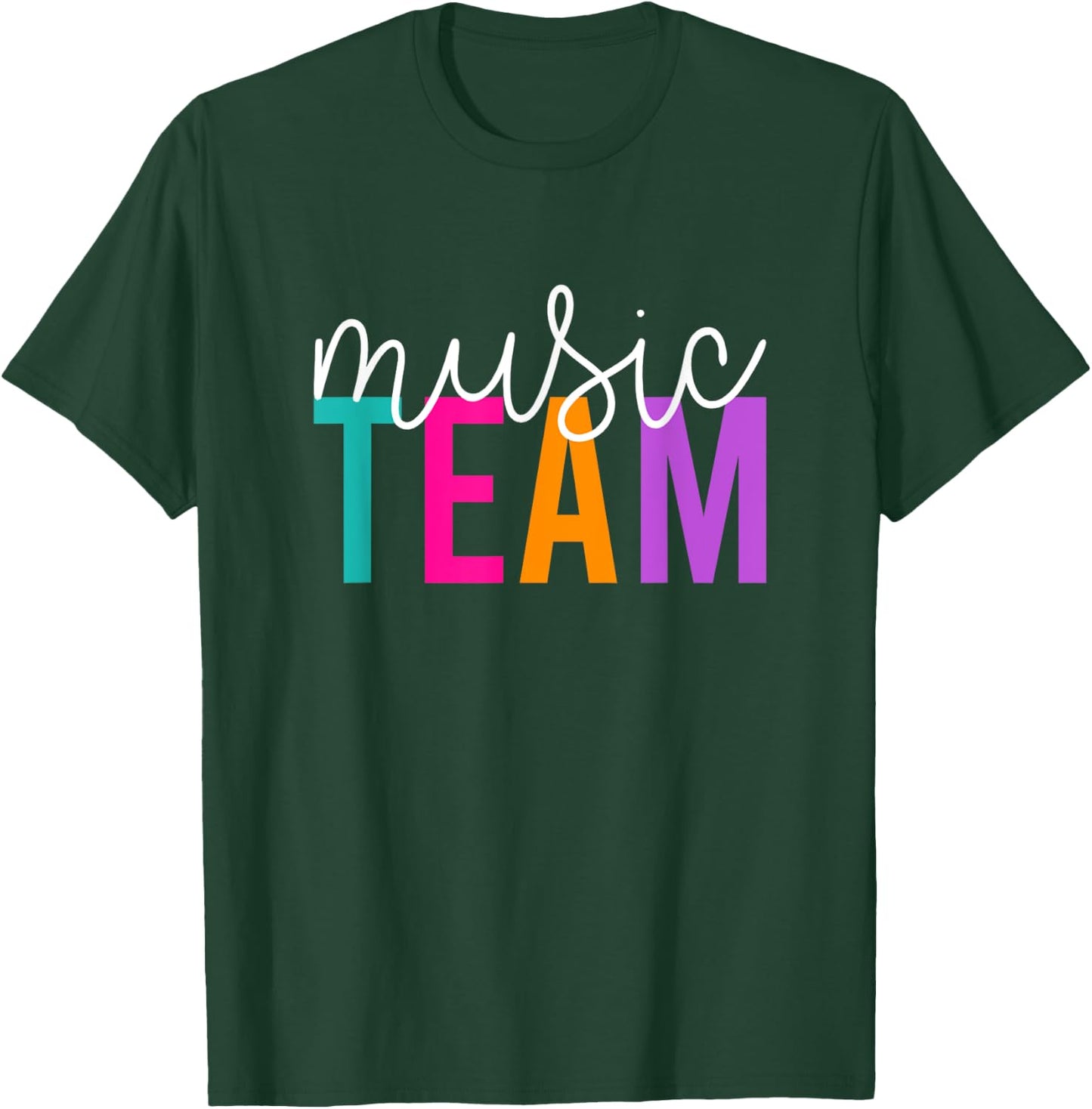 Music Team Choir Band Gift School Teacher Group Women Girls Kids T-Shirt - T-Shirt | Forest