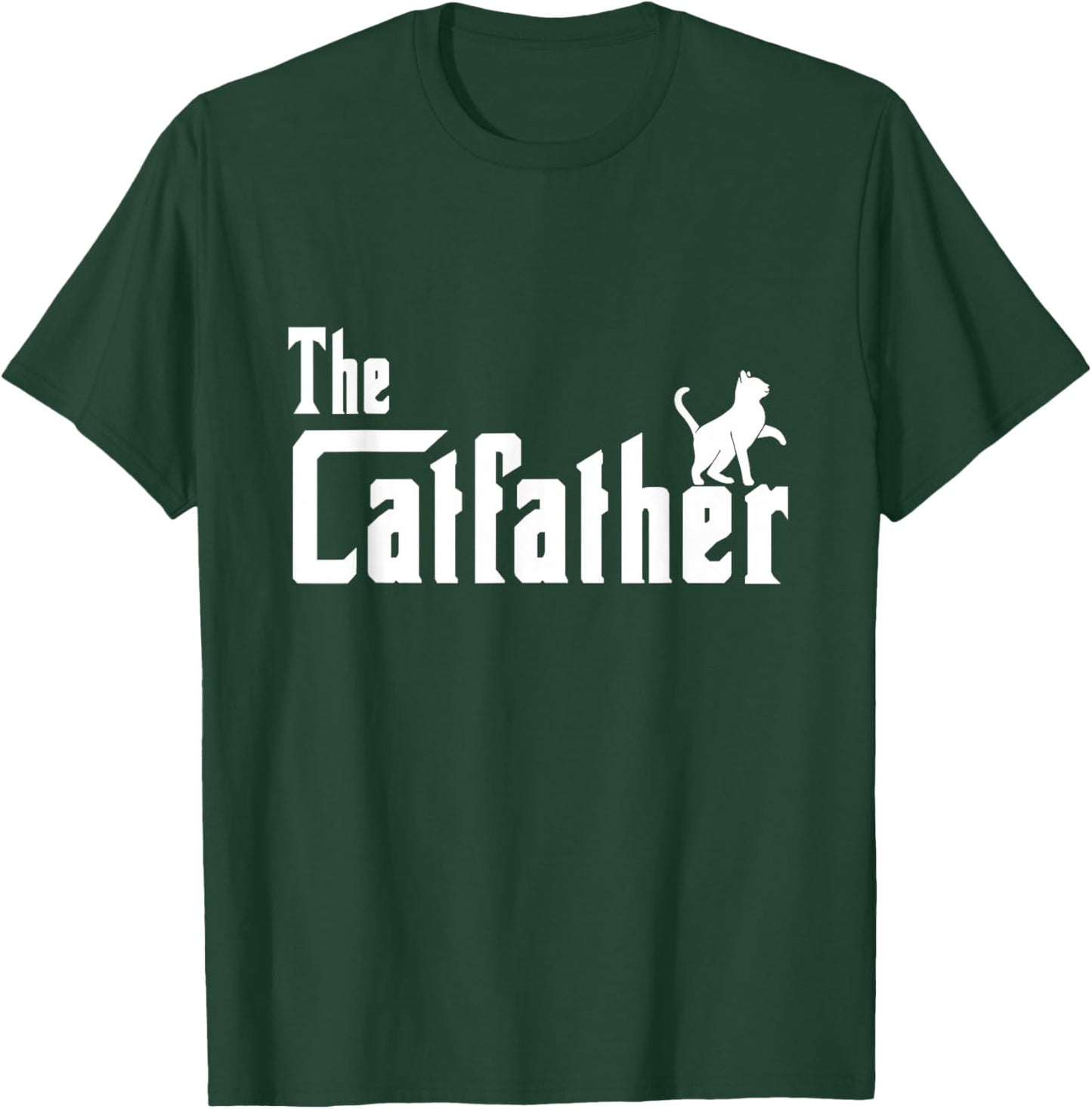 The Catfather Cat Owner Cat Lover Cat Dad T-Shirt - T-Shirt | Forest
