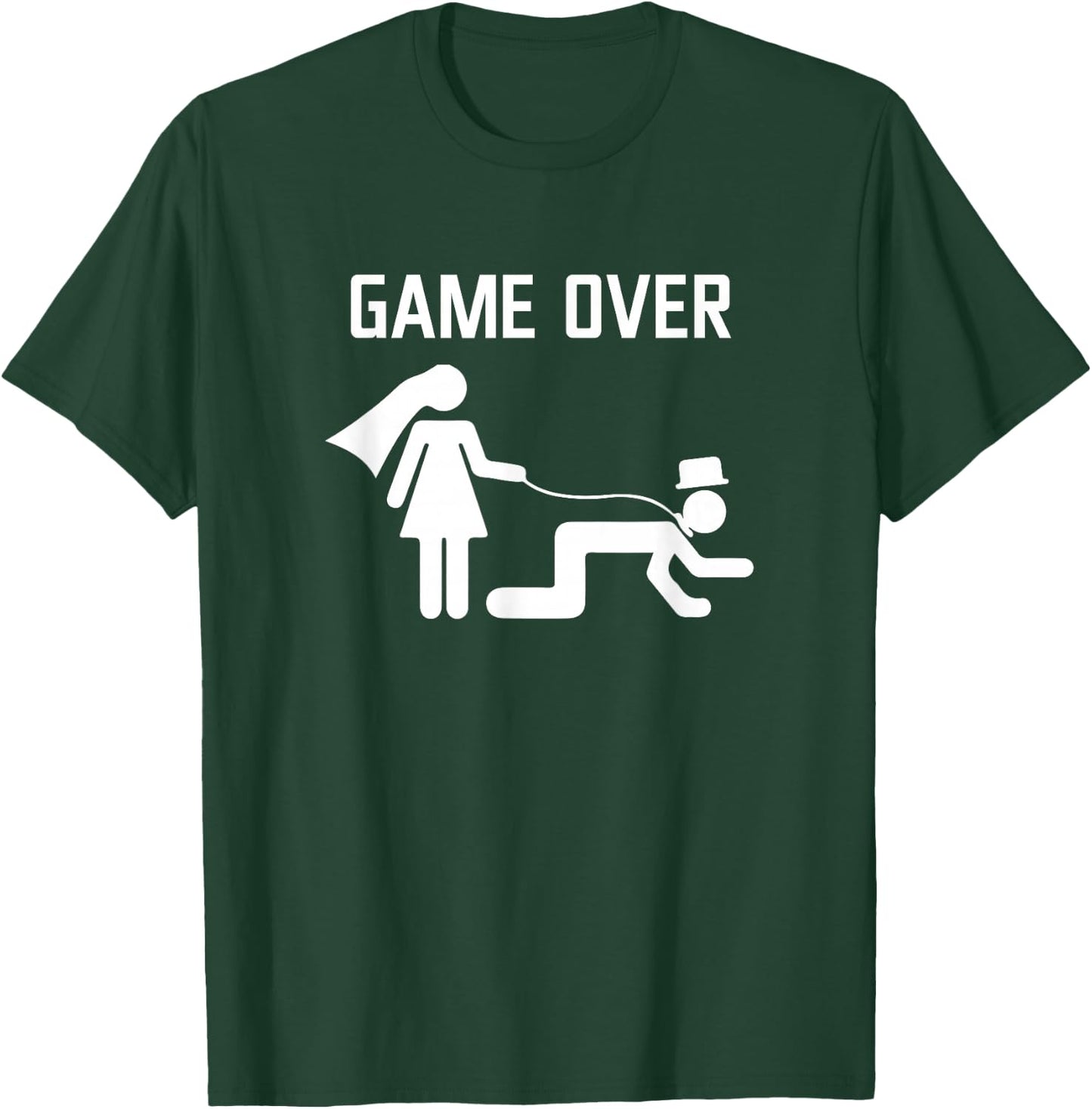 Funny Getting Married Game Over Wedding Gag Team Groom T-Shirt - T-Shirt | Forest