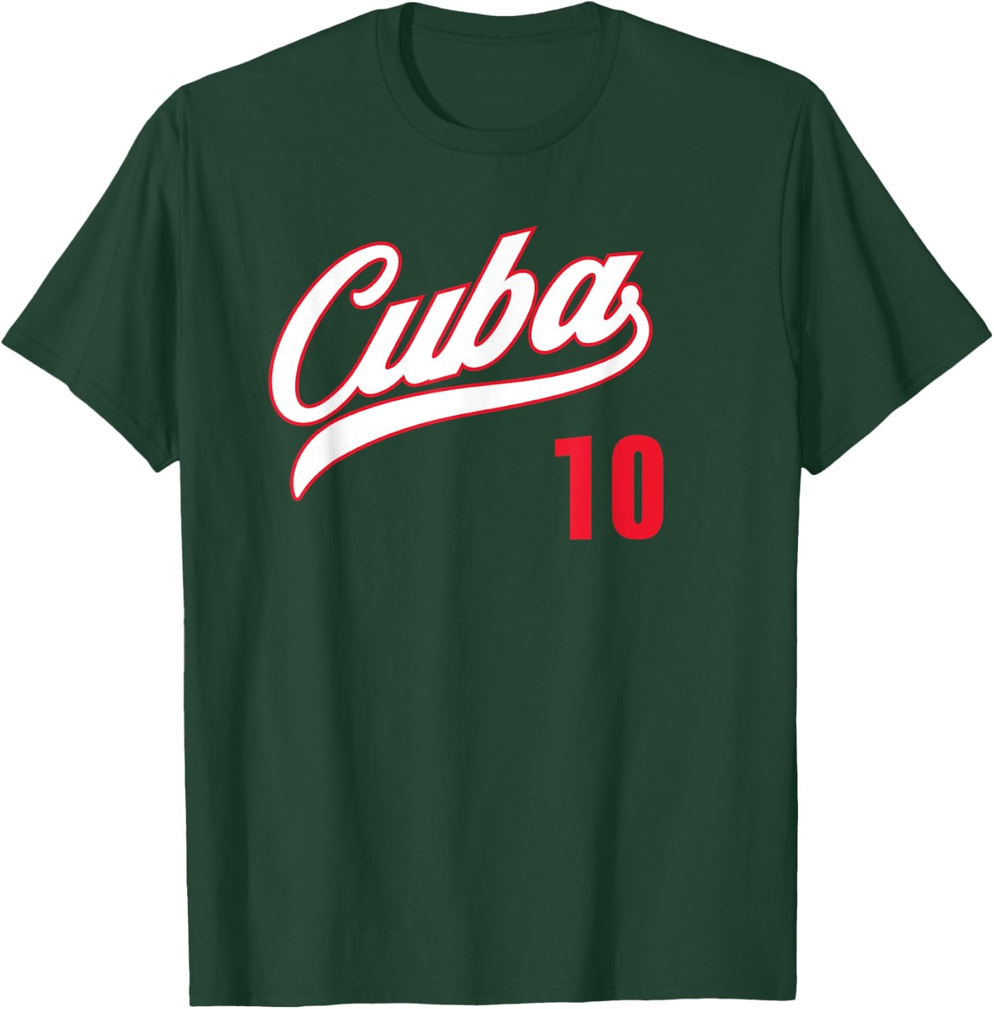 Cuba Baseball Remera Beisbol Cuban Jersey 10 T-Shirt - T-Shirt | Forest