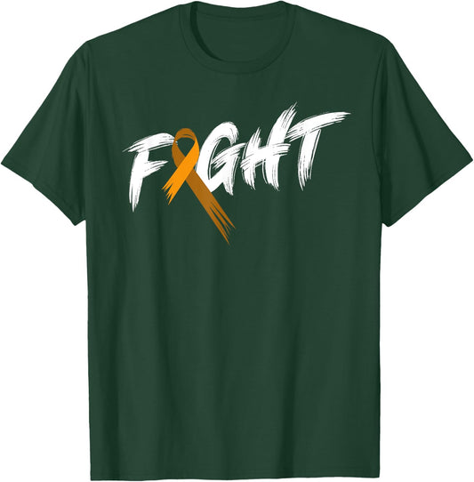 Leukemia Awareness Month Fight Vintage Blood Cancer T-Shirt - T-Shirt | Forest