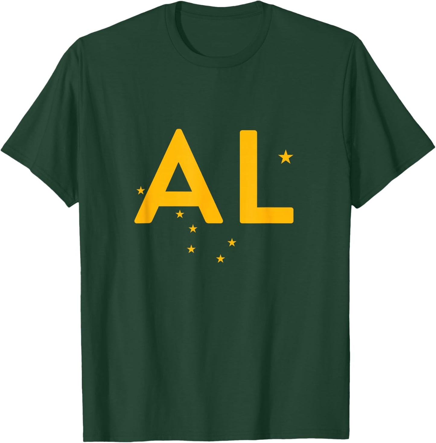 AL - Alaska Three Part Combo Design - Alaskan Flag Part 1 T-Shirt - T-Shirt | Forest