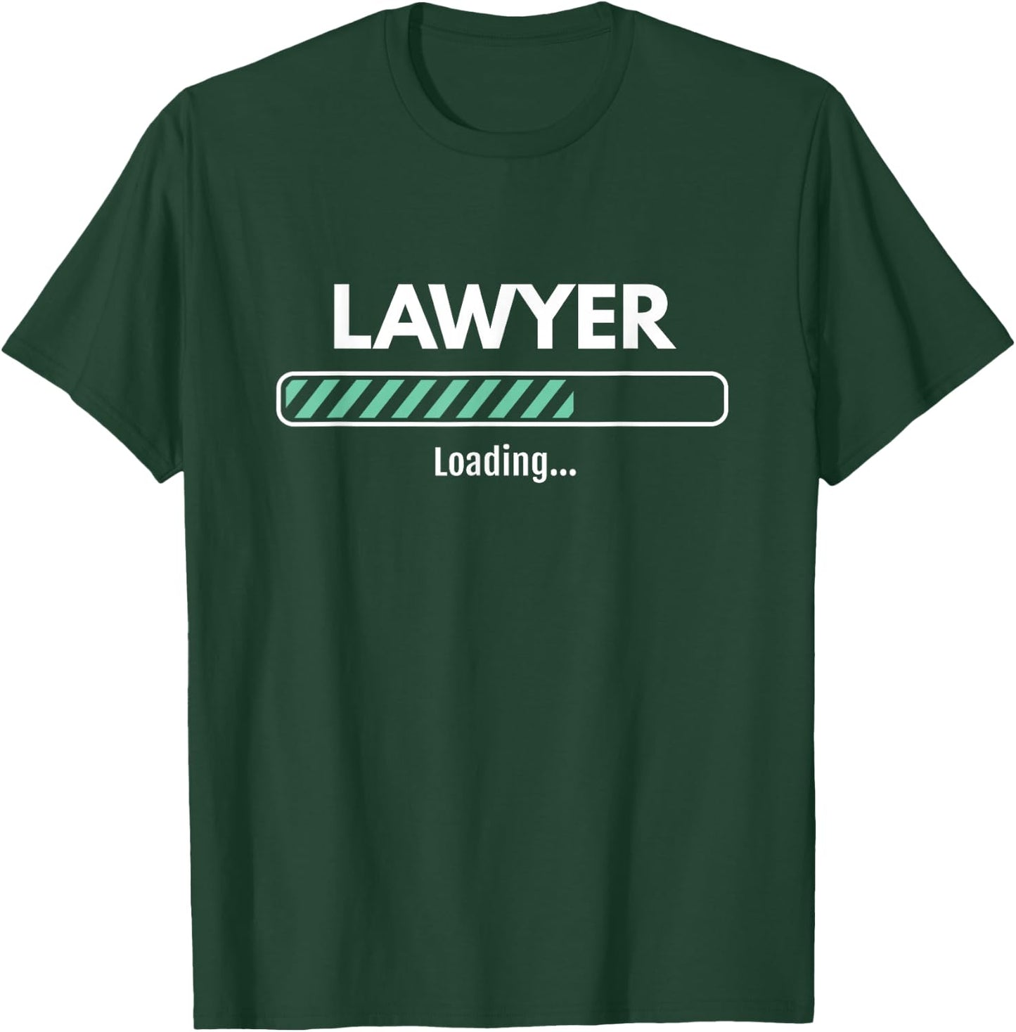 Lawyer Loading Studying Law School T-Shirt - T-Shirt | Forest