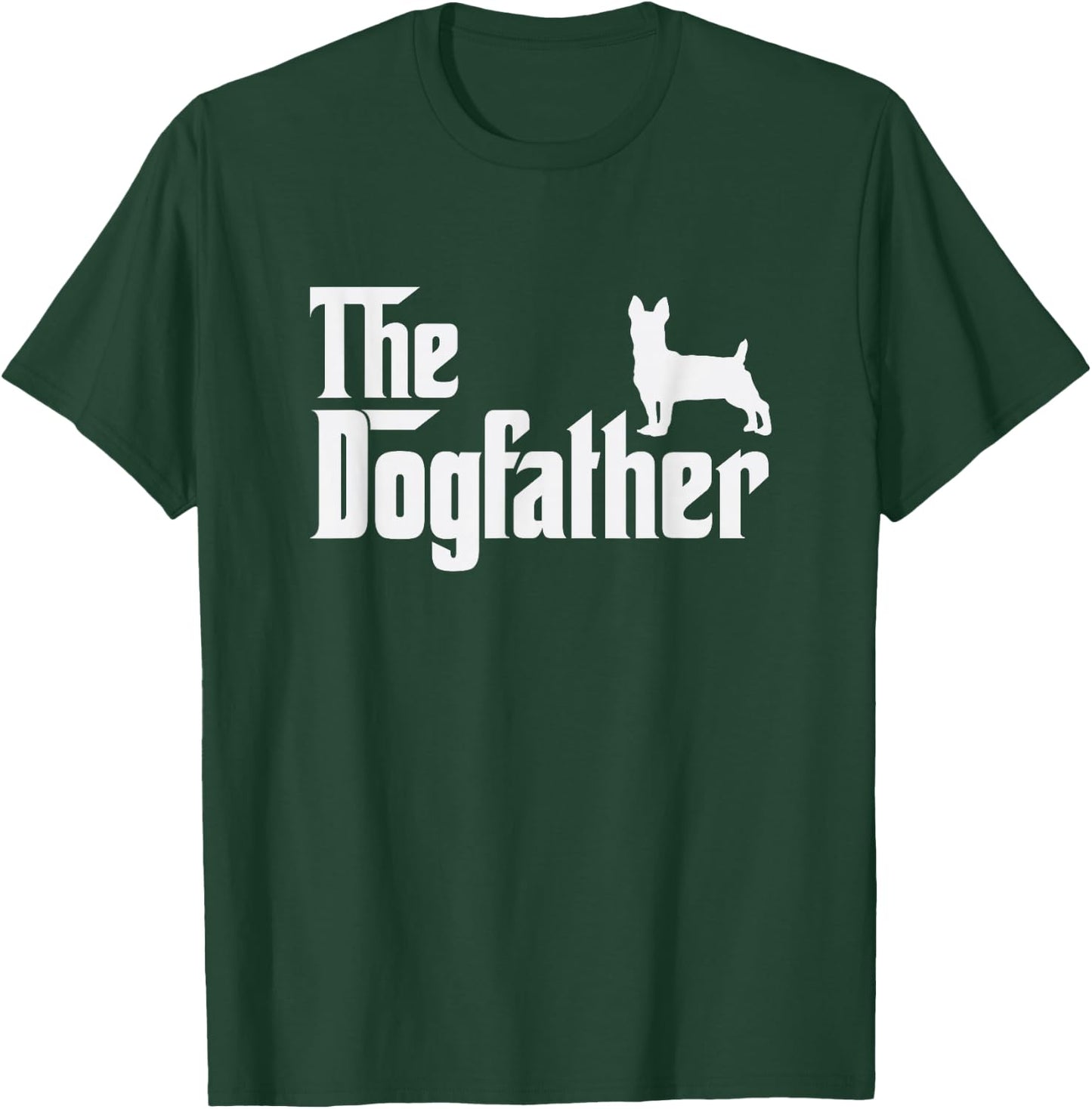 teddy roosevelt terrier DogFather Funny Dog Dad T-Shirt - T-Shirt | Forest