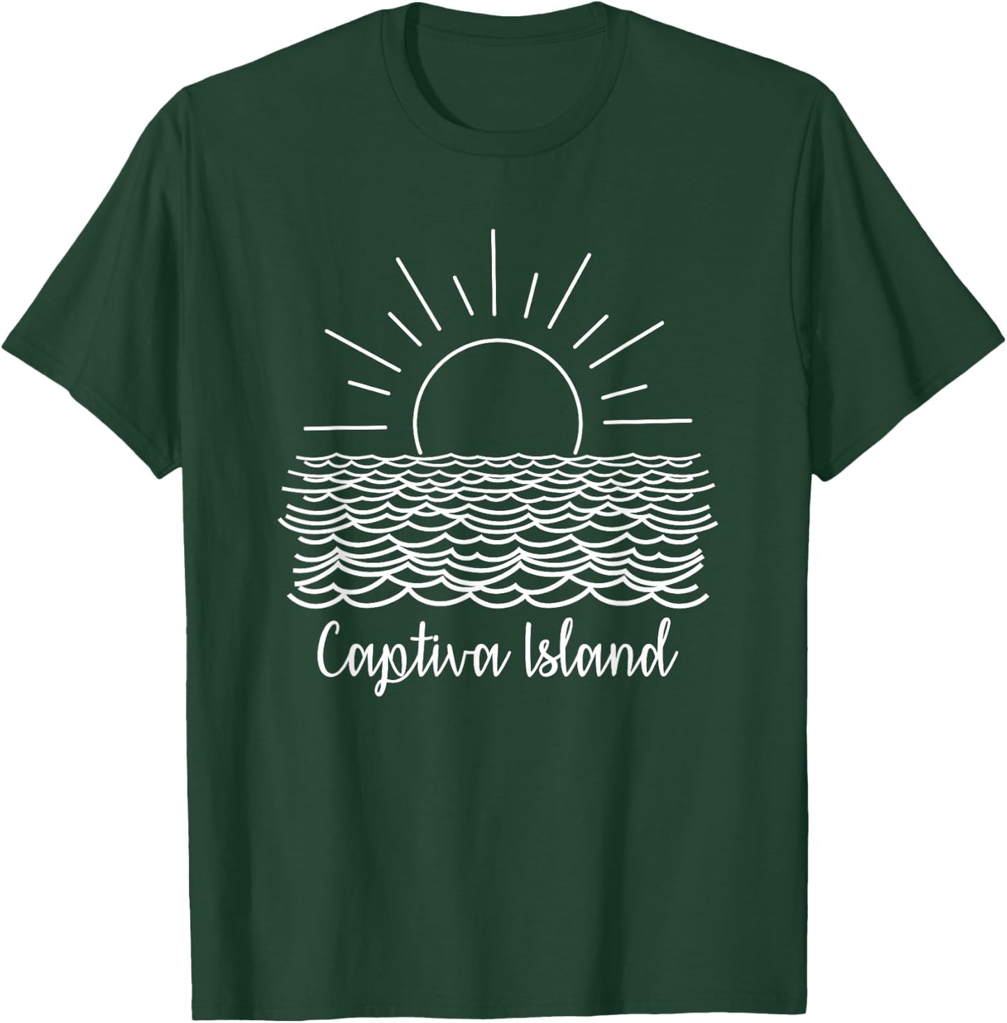 Captiva Island Souvenir or Group Vacation Gift T-Shirt - T-Shirt | Forest