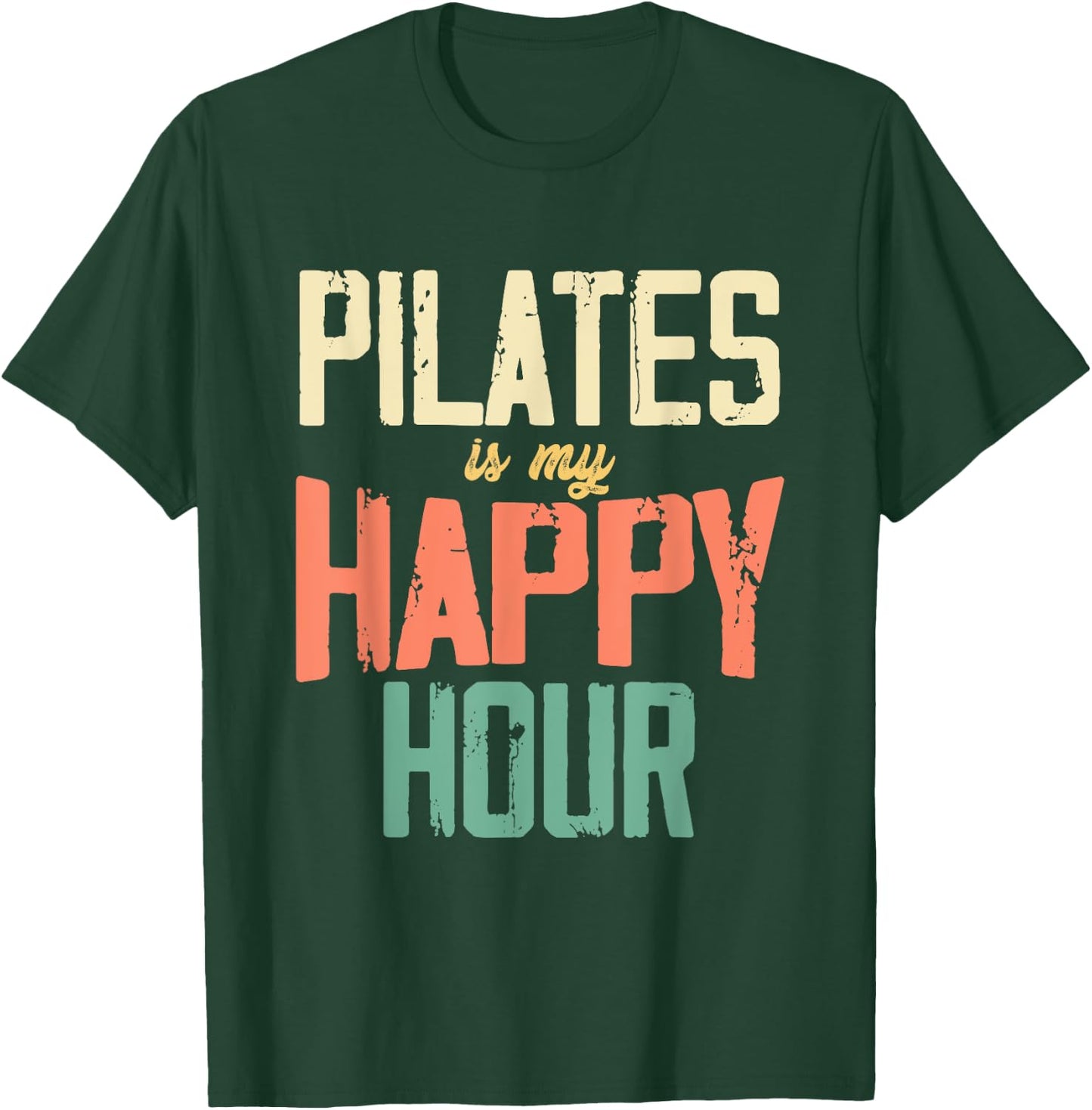 Pilates Sports Fitness Exercise Training Workout Instructor T-Shirt - T-Shirt | Forest