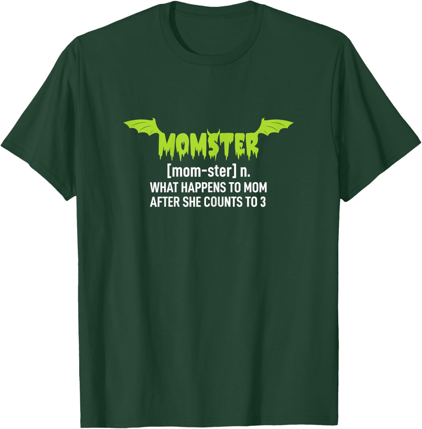 Momster Shirt Spooky Halloween Costume - Mom Ster T-Shirt - T-Shirt | Forest