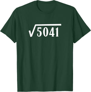 Square Root 71 Year Old Gift Funny Teacher 71st Birthday Women Kids T-Shirt - T-Shirt | Forest