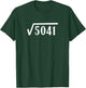 Square Root 71 Year Old Gift Funny Teacher 71st Birthday Women Kids T-Shirt - T-Shirt | Forest