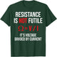 Resistance is Not Futile, It's Voltage Divided by Current T-Shirt - T-Shirt | Forest