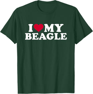 I love my Beagle T-Shirt - T-Shirt | Forest