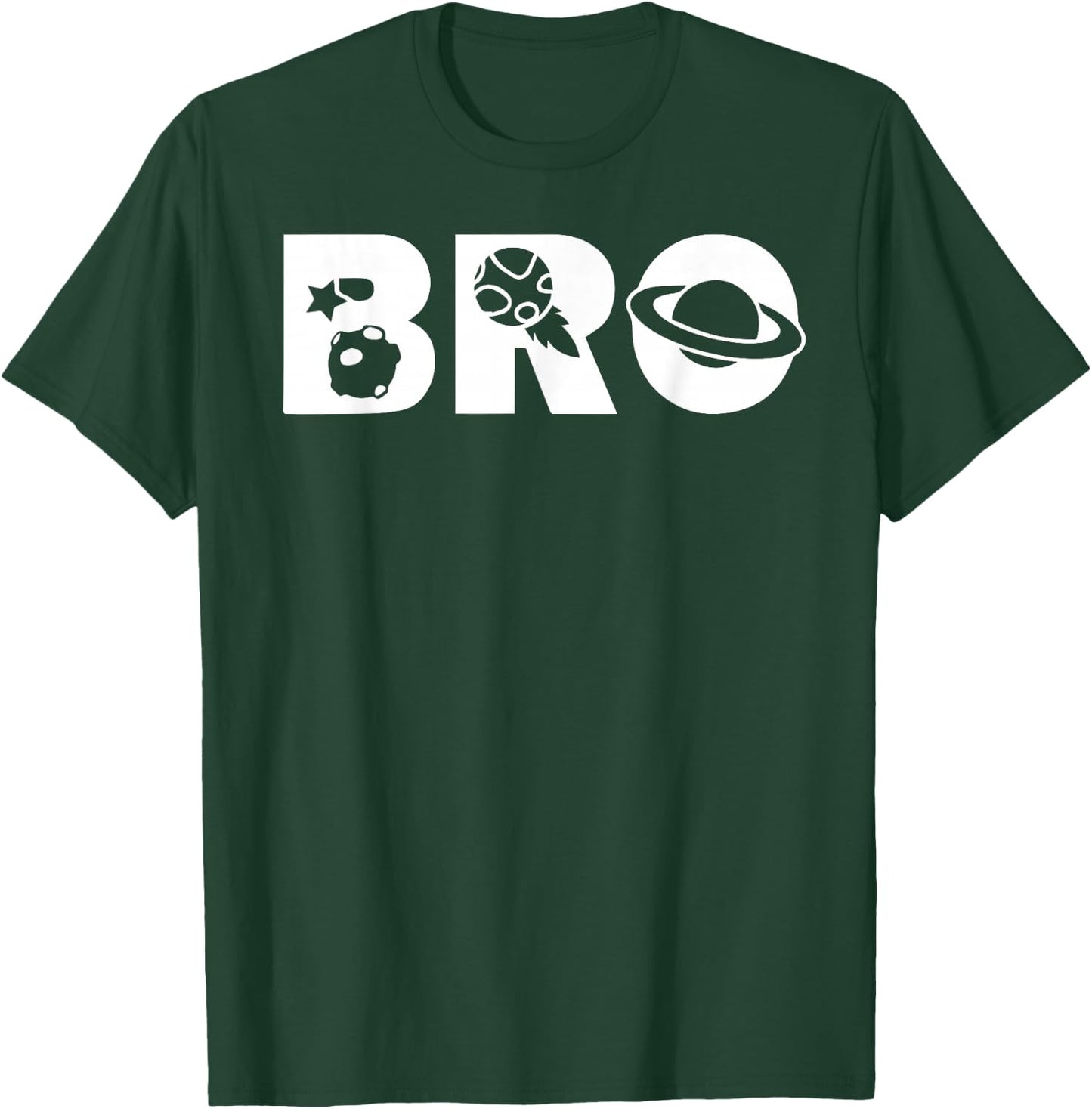 Funny Bro Space Astronaut Birthday Party T-Shirt - T-Shirt | Forest