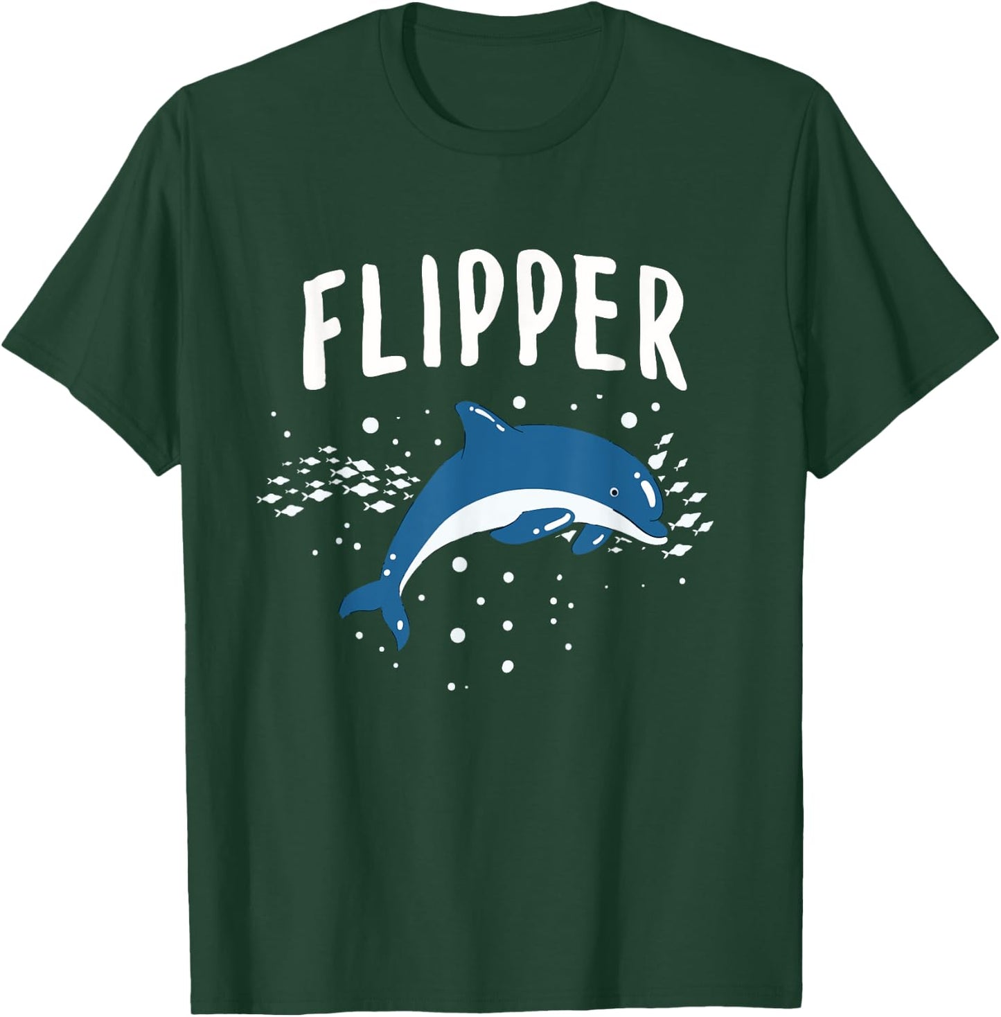 Dolphin Cuddly Toy Shark Fish Dolphinarium Whale T-Shirt - T-Shirt | Forest