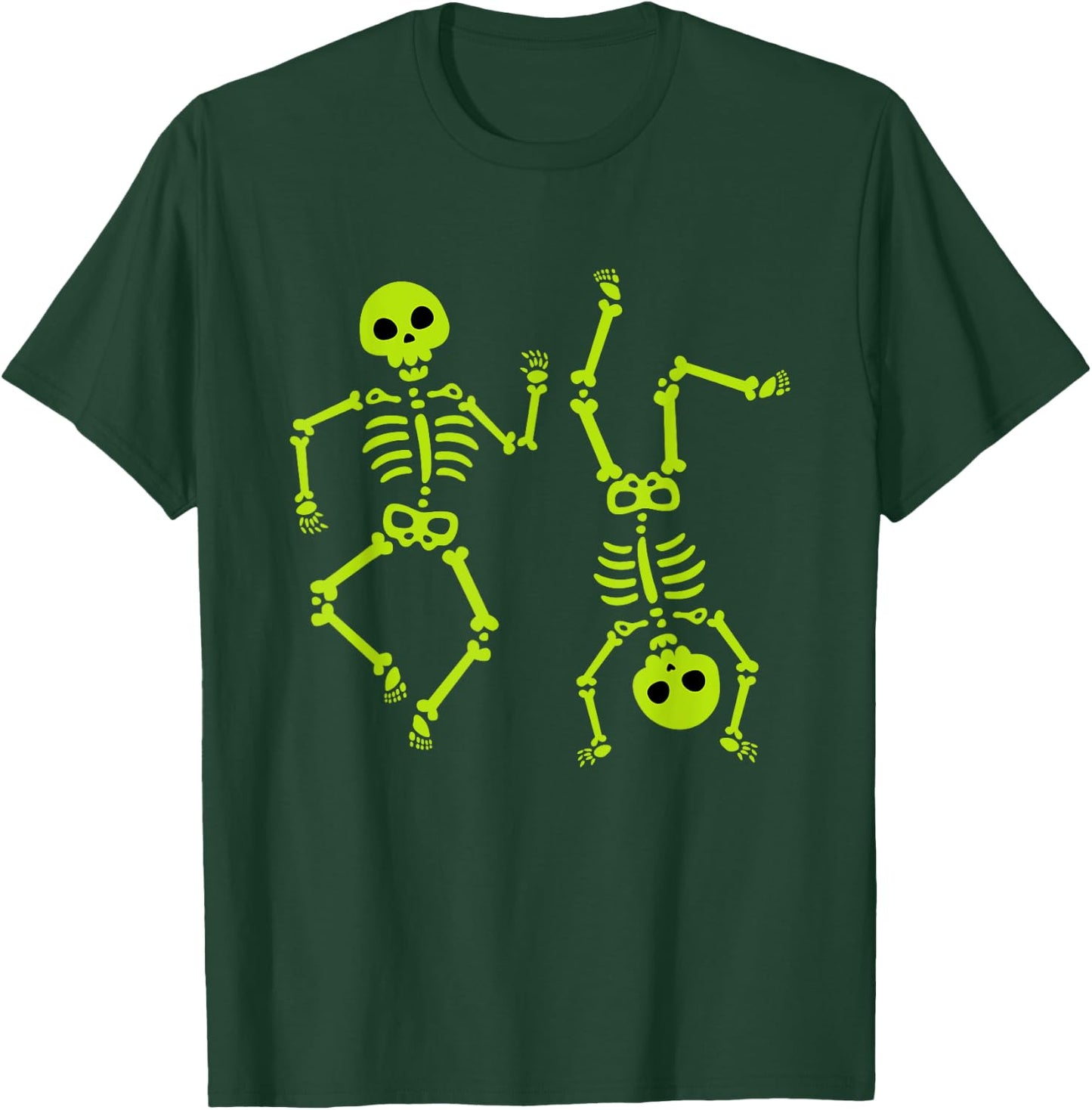 Dancing Skeletons Halloween Shirt for Boy Girl Youth Toddler T-Shirt - T-Shirt | Forest