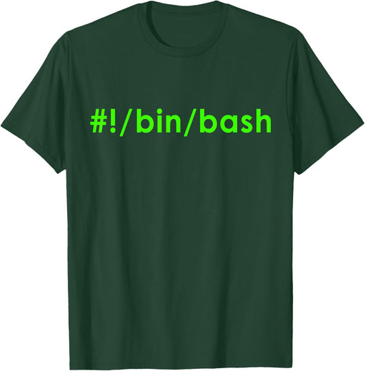 Linux Bash Terminal Programmer Linux T-Shirt - T-Shirt | Forest