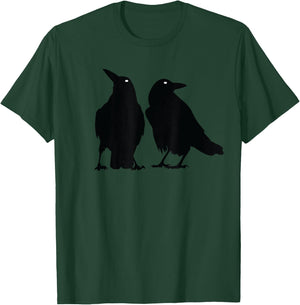 Murder Of Crows Funny and Sarcastic Bird Raven & Crow Lover T-Shirt - T-Shirt | Forest