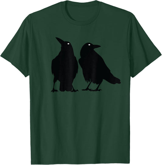 Murder Of Crows Funny and Sarcastic Bird Raven & Crow Lover T-Shirt - T-Shirt | Forest