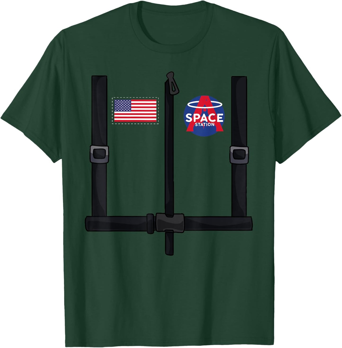 Easy Costume Idea - Space Astronaut T-Shirt - T-Shirt | Forest