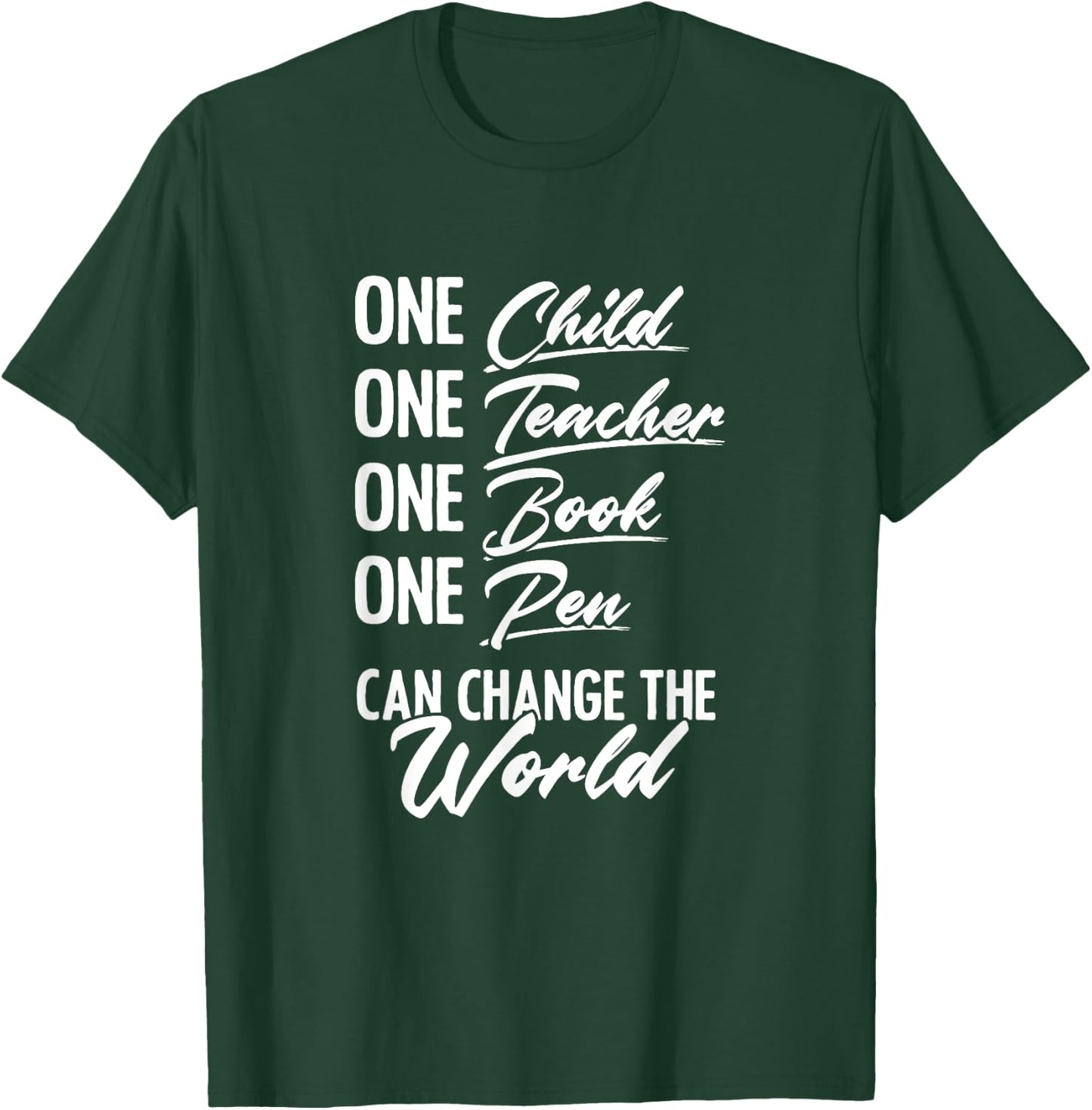 Malala Yousafzai Inspiration Quotes Malala T-Shirt - T-Shirt | Forest