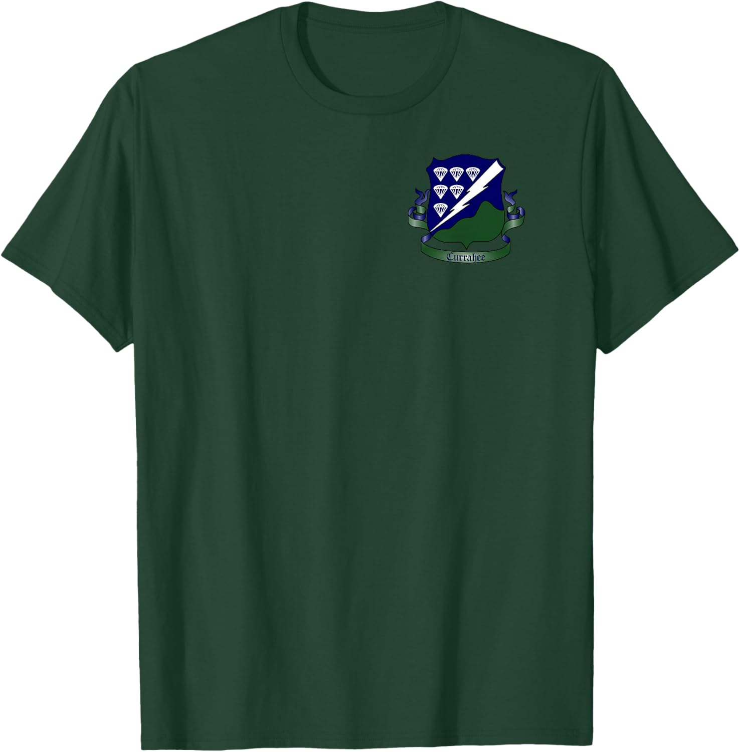 101st Airborne - 506 Parachute Fantry DUI - Currahee T-Shirt - T-Shirt | Forest