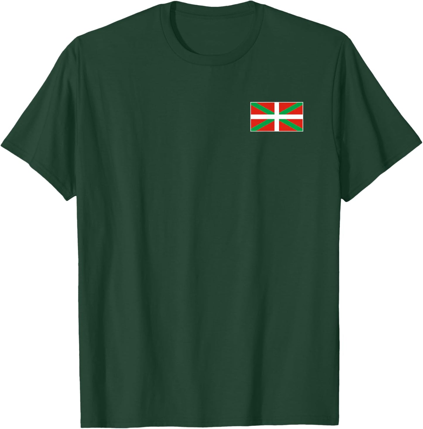 Basque Country Flag Ikurrina Spain T-Shirt - T-Shirt | Forest