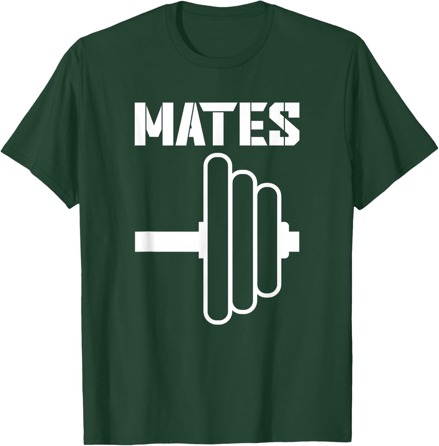 Swole Mates Funny Workout Couples Valentines Day Gym Fitness T-Shirt - T-Shirt | Forest