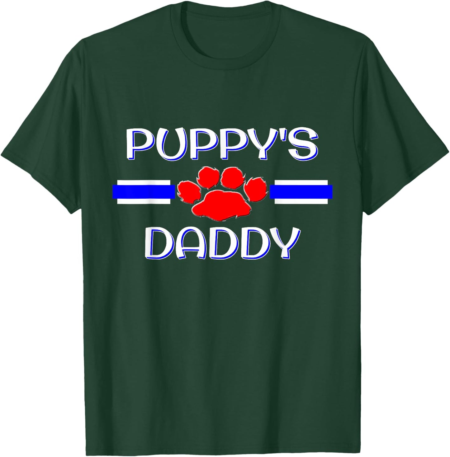 Gay Puppy Daddy, BDSM Human Pup Play Fetish Kink Gift T-Shirt - T-Shirt | Forest