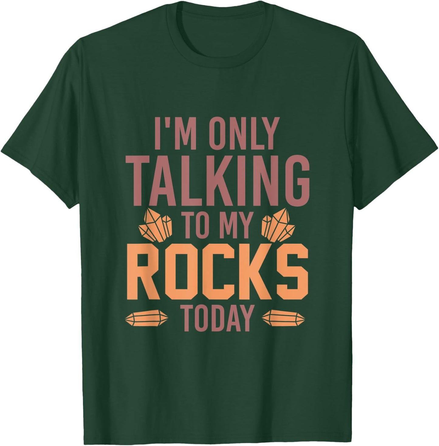 Im Only Talking To My Rocks Today Geology T-Shirt - T-Shirt | Forest