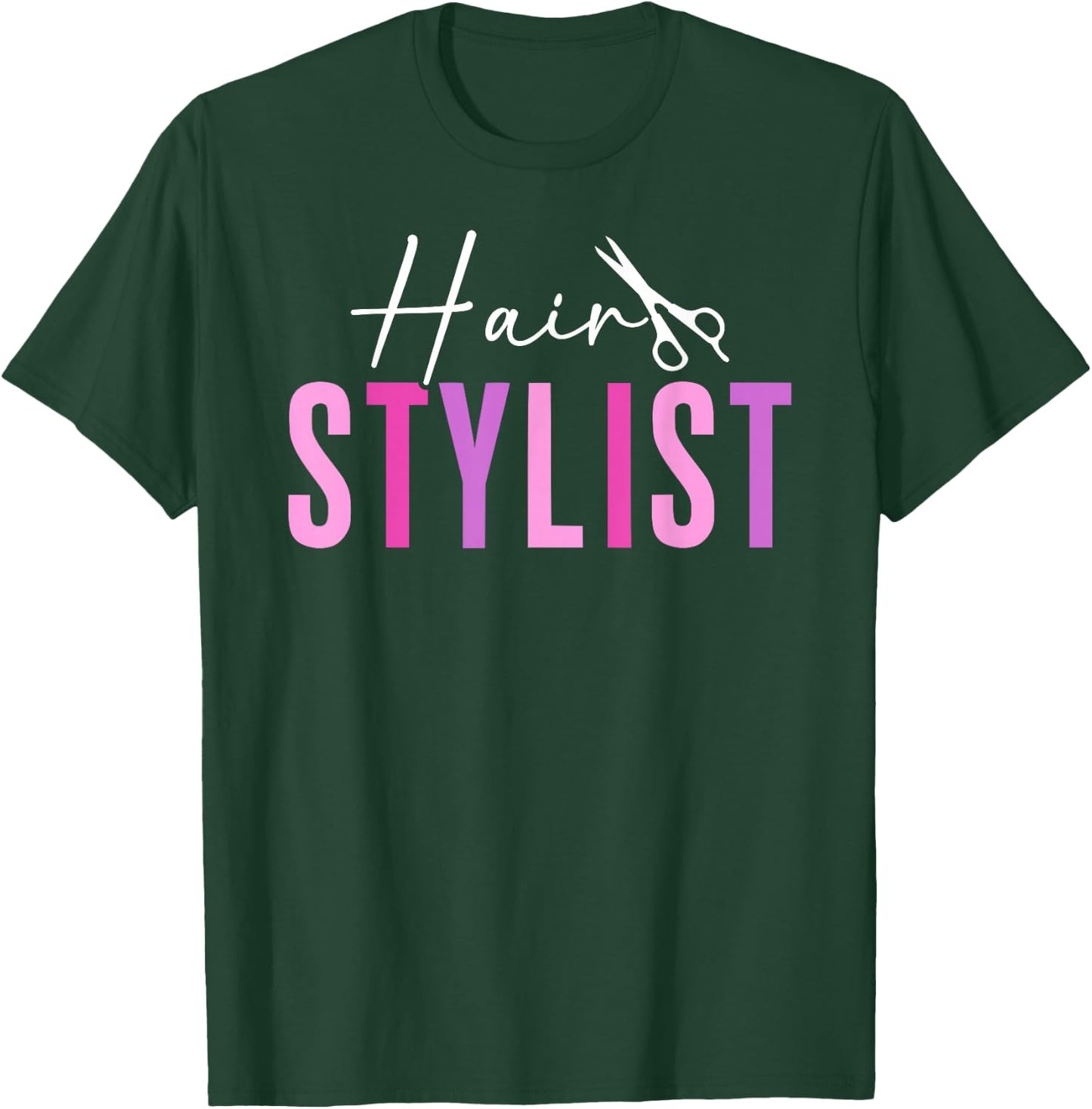 Hair Stylist Boho Hair Dresser Hairstylist Hairdresser T-Shirt - T-Shirt | Forest