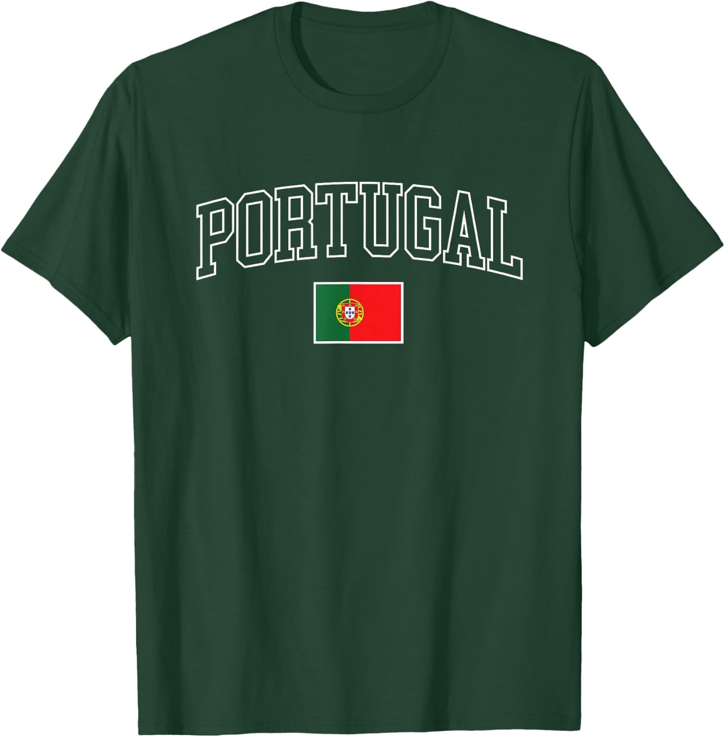 Vintage Portugal Flag Retro Kids Souvenir T-Shirt - T-Shirt | Forest