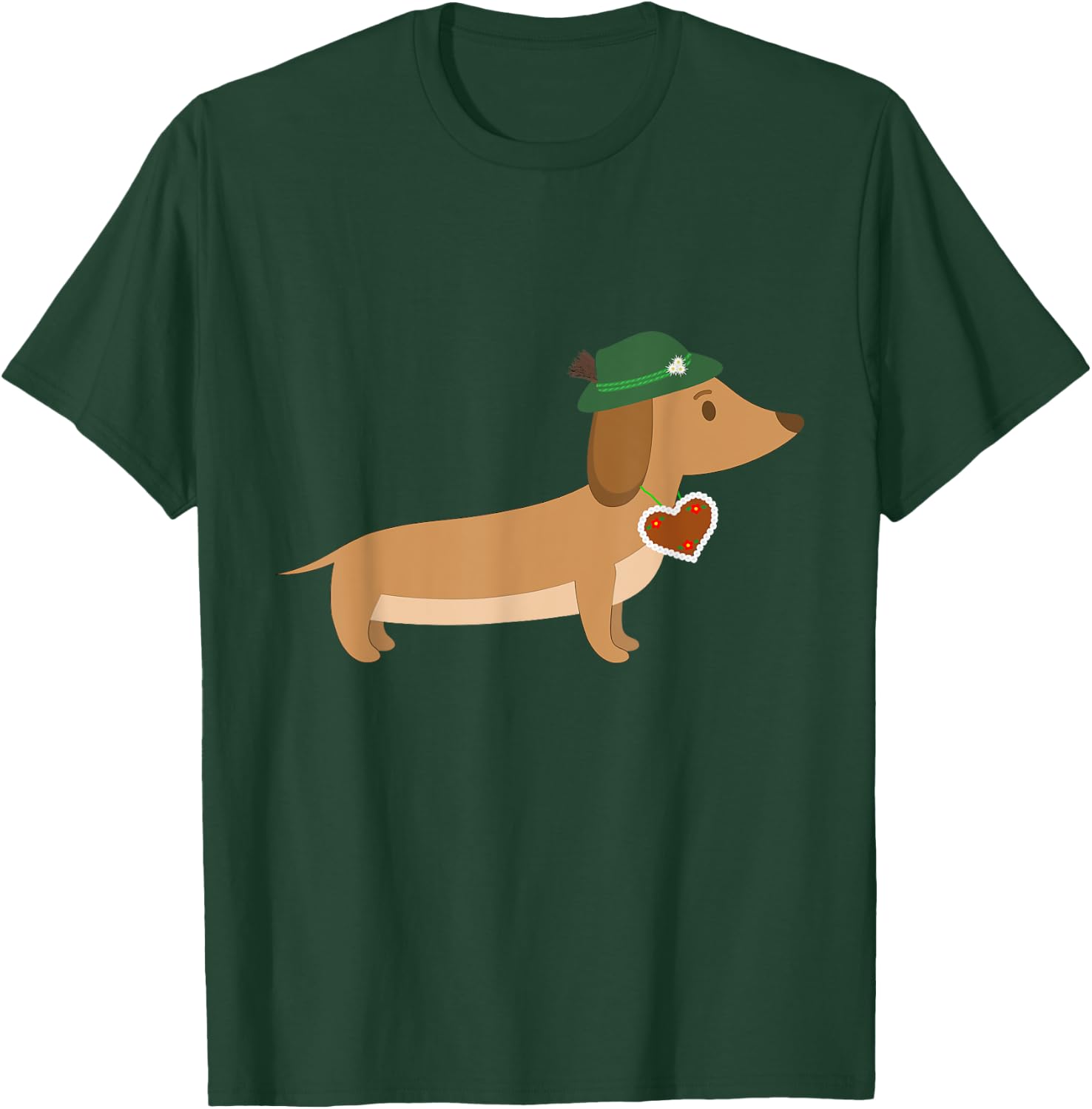 Funny Bavarian Dog Dachshund Weiner Dog Gift Men Women Kids T-Shirt - T-Shirt | Forest
