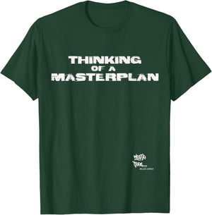 OLD SCHOOL RAP HIP HOP Merch Masterplan Quote 80s Lyric T-Shirt - T-Shirt | Forest