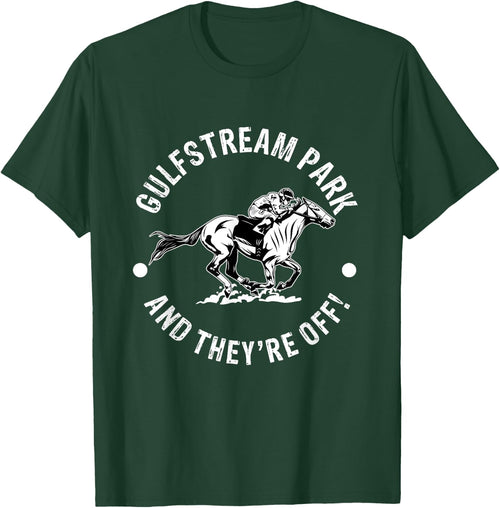 Gulfstream Park Racetrack Horse Race Fan Equestrian FL Derby