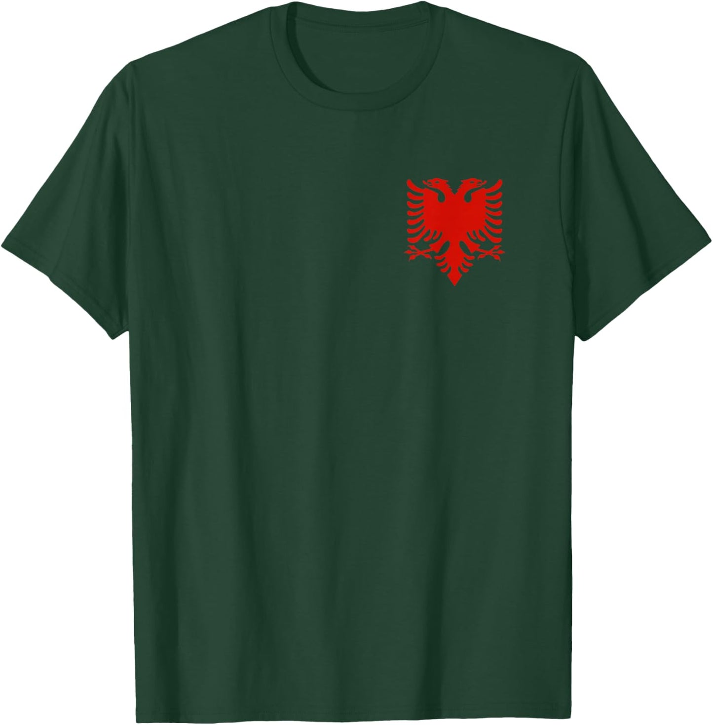 Albanian Flag Shqip Shqiponja Albanian Eagle Albania T-Shirt - T-Shirt | Forest