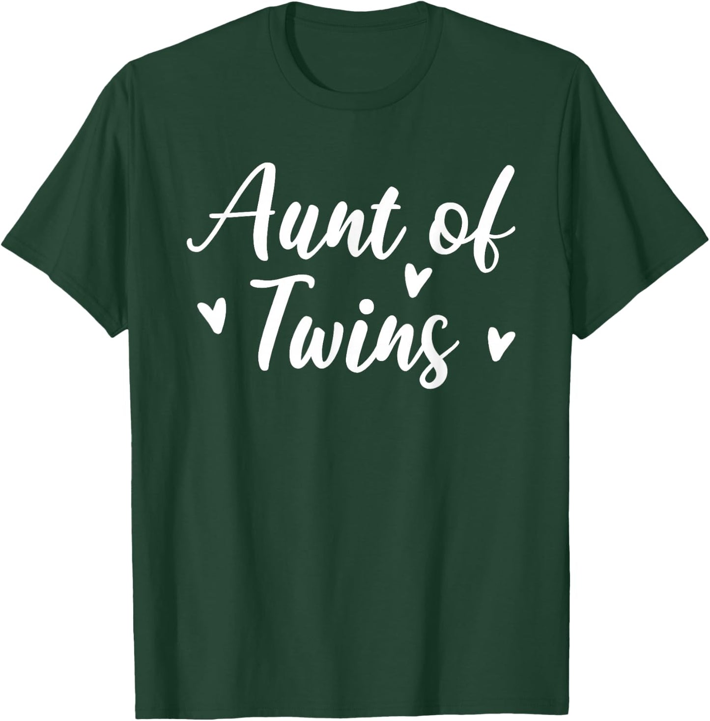 Aunt of Twins T-Shirt - T-Shirt | Forest