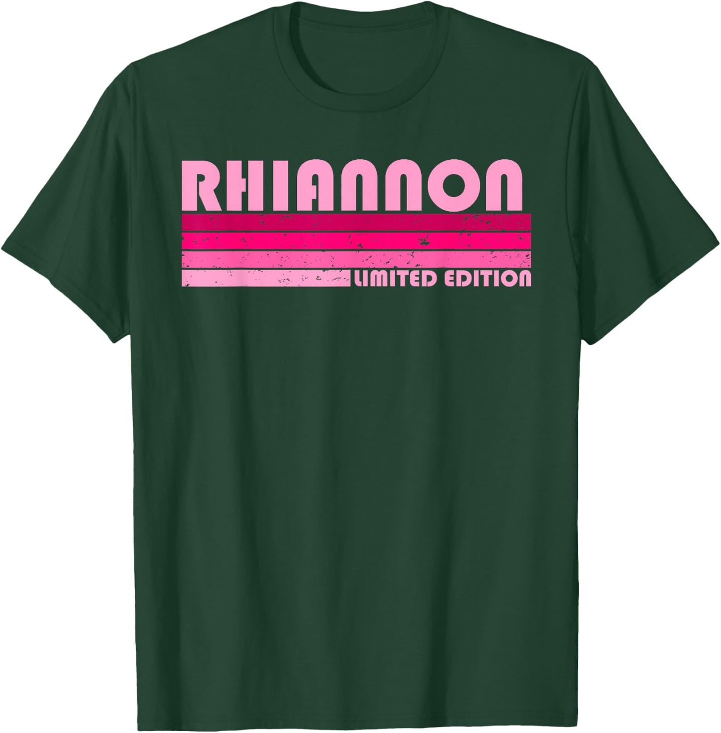 RHIANNON Name Personalized Retro Vintage 80s 90s Birthday T-Shirt - T-Shirt | Forest
