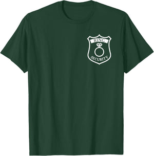 Ring Security Sheriff Badge Best Man or Ring Bearer T-Shirt - T-Shirt | Forest