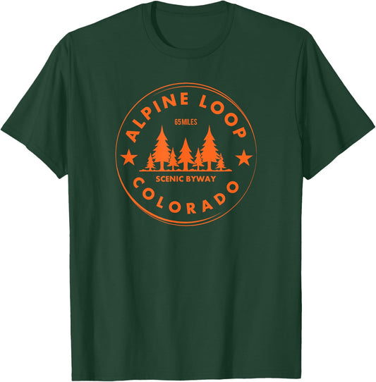 Alpine Loop Colorado 4x4 - Rocky Mountain Off Road OHV T-Shirt - T-Shirt | Forest