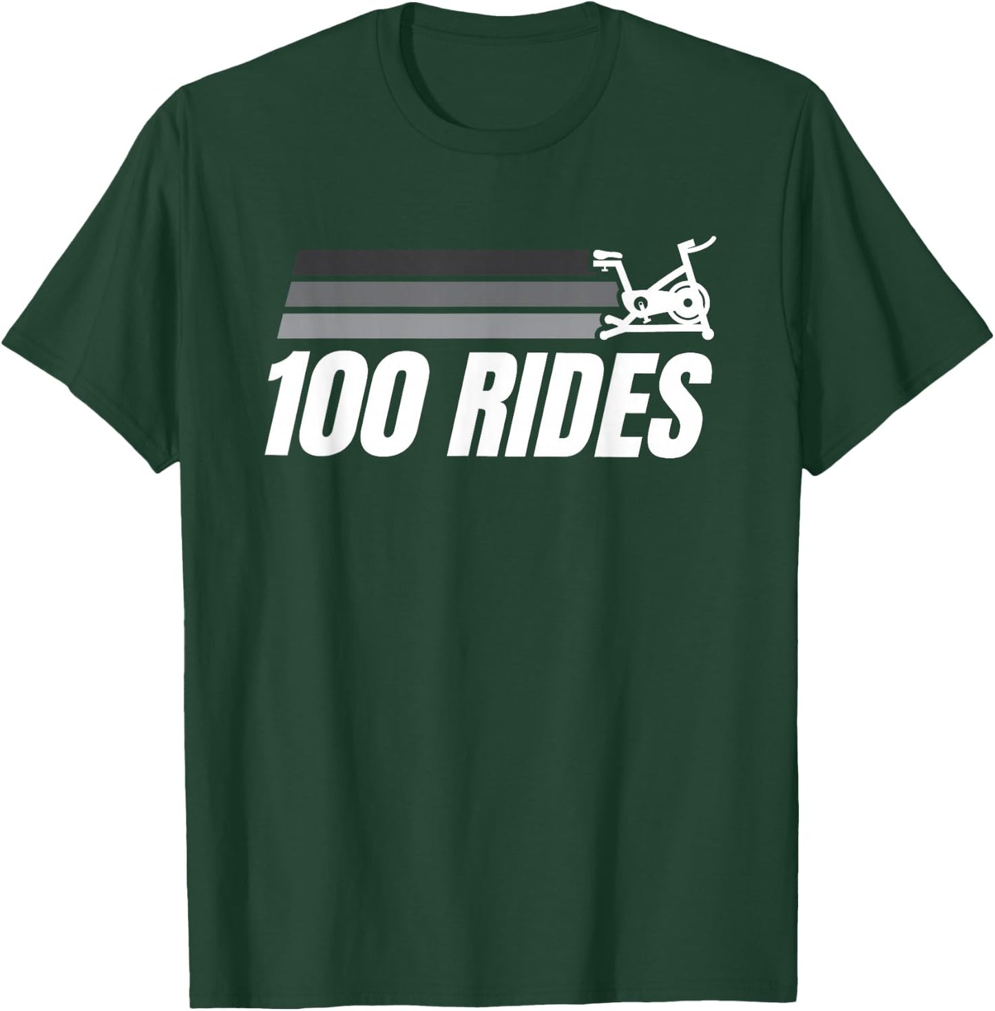 100 Rides Century Cycling T-Shirt - T-Shirt | Forest