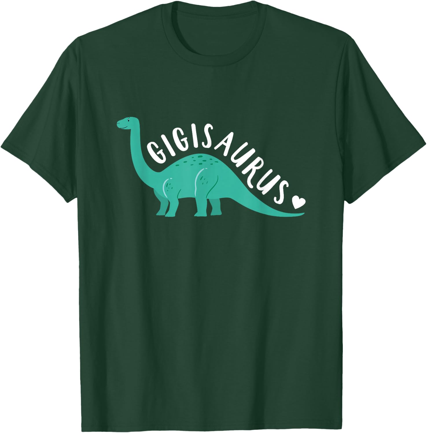 Gigisaurus , Mothers Day Dinosaur Shirt For Grandma T-Shirt - T-Shirt | Forest