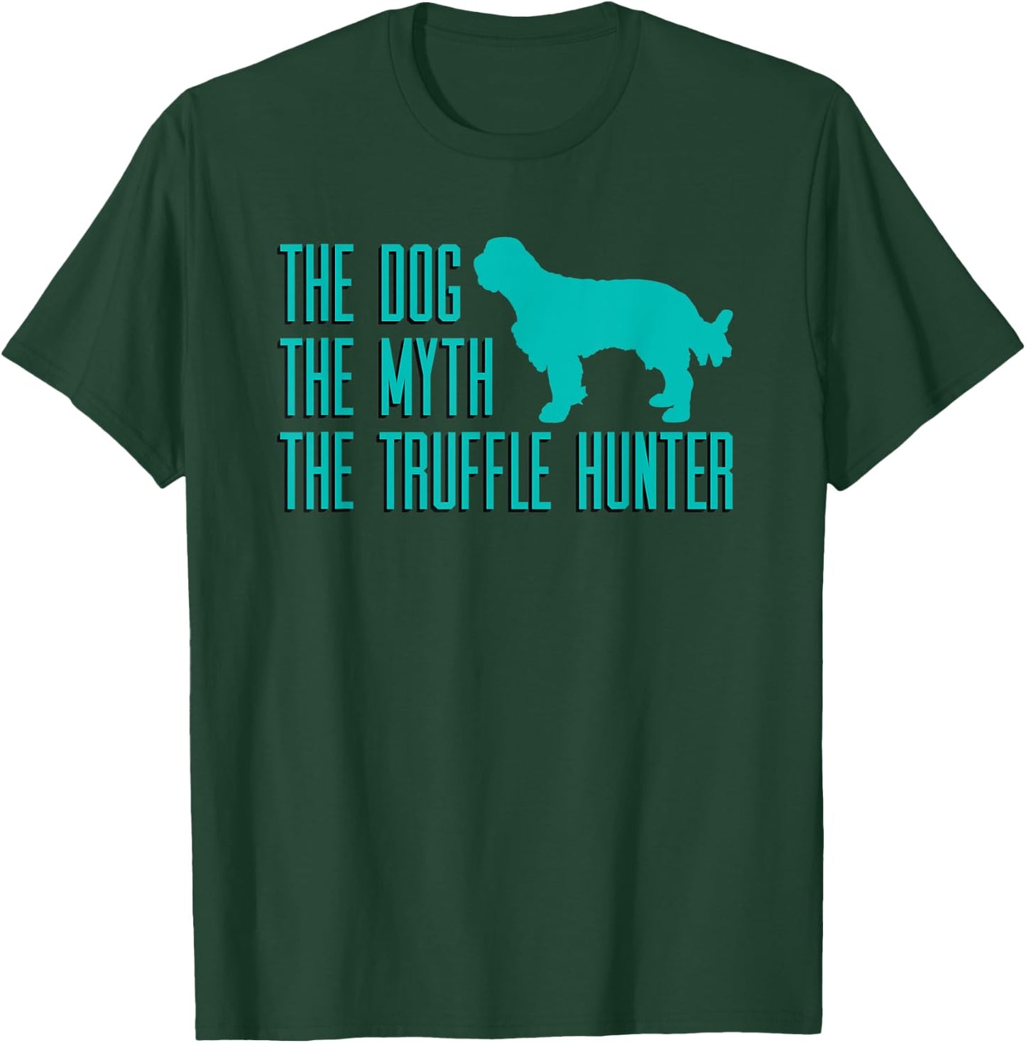 Truffle Hunting Dog Owner Fungi Sniffing Canine Mushroom T-Shirt - T-Shirt | Forest