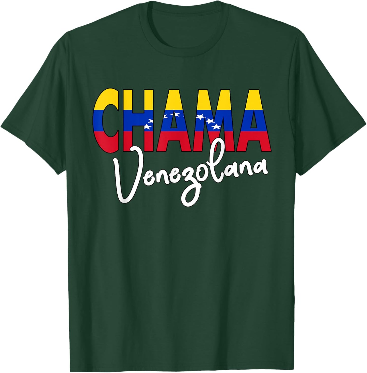 Artistic Design Chama Venezolana Flannel Flag Venezuela T-Shirt - T-Shirt | Forest