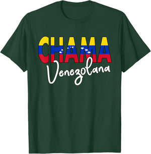 Artistic Design Chama Venezolana Flannel Flag Venezuela T-Shirt - T-Shirt | Forest