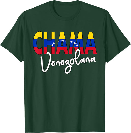 Artistic Design Chama Venezolana Flannel Flag Venezuela T-Shirt - T-Shirt | Forest