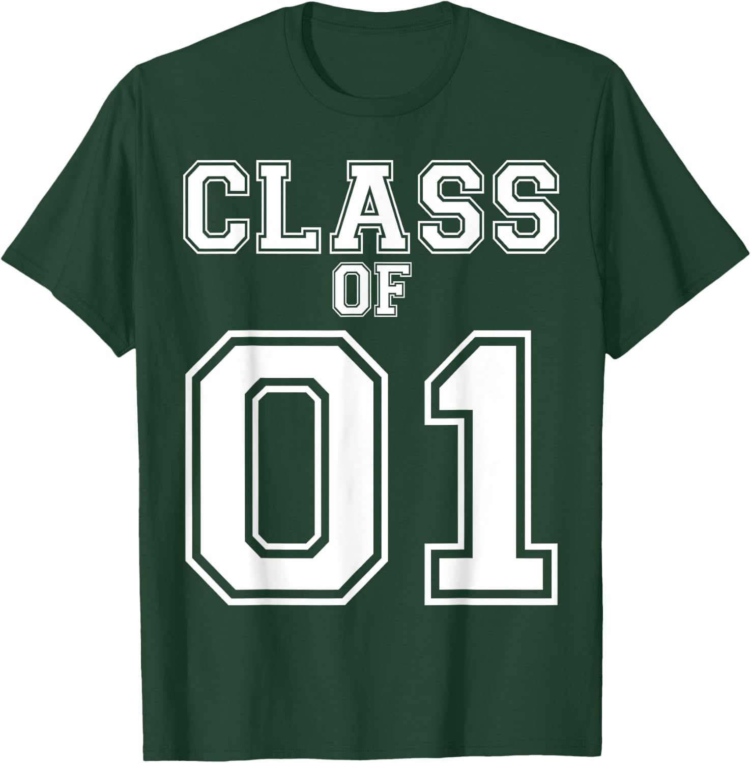 Class Of 2001 Custom Graduation Senior Personalized Grads T-Shirt - T-Shirt | Forest