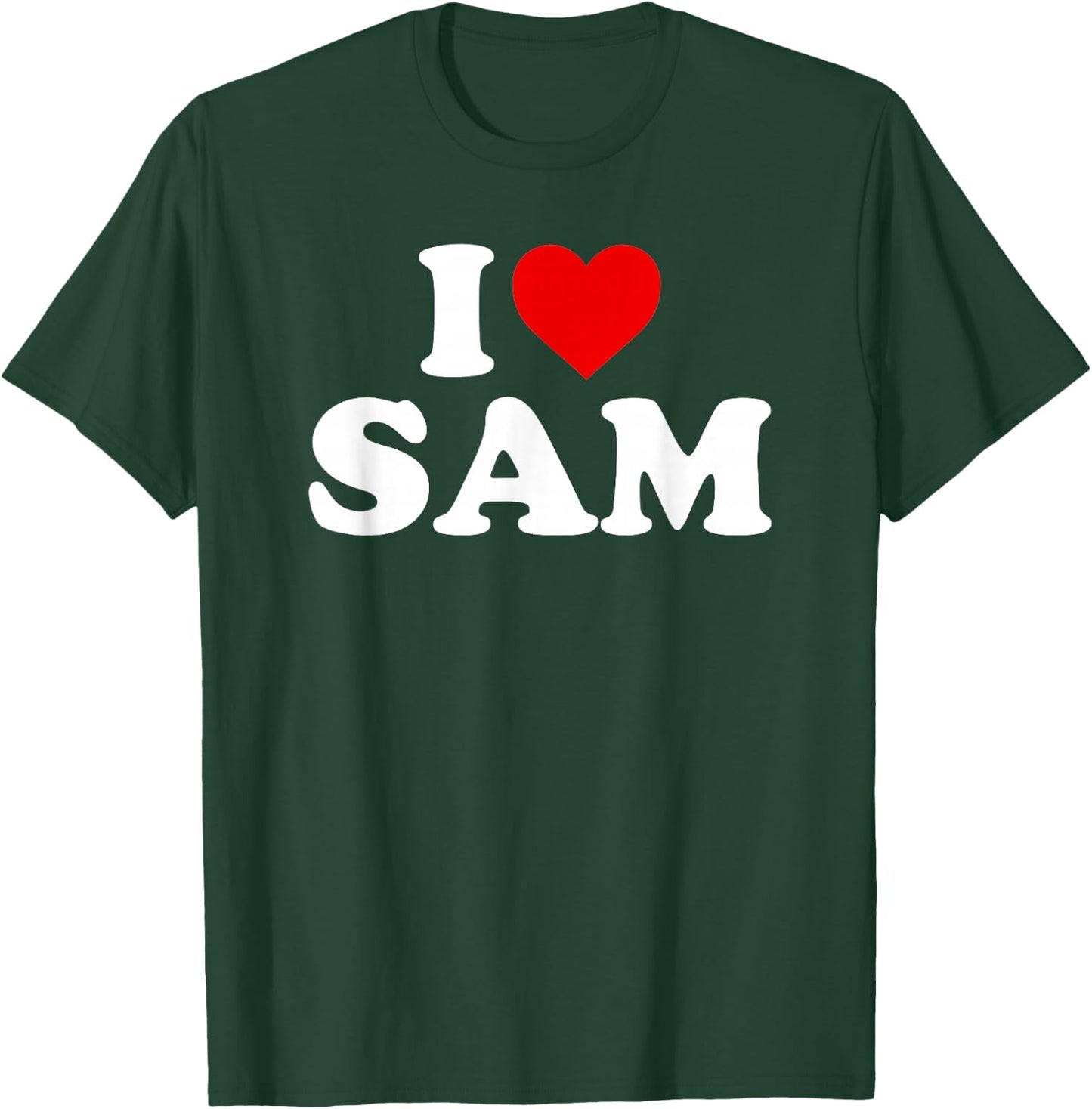I Love Sam - Heart T-Shirt - T-Shirt | Forest