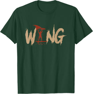 Wing Foiling Wing Surf Wing Foil Wingfoil T-Shirt - T-Shirt | Forest